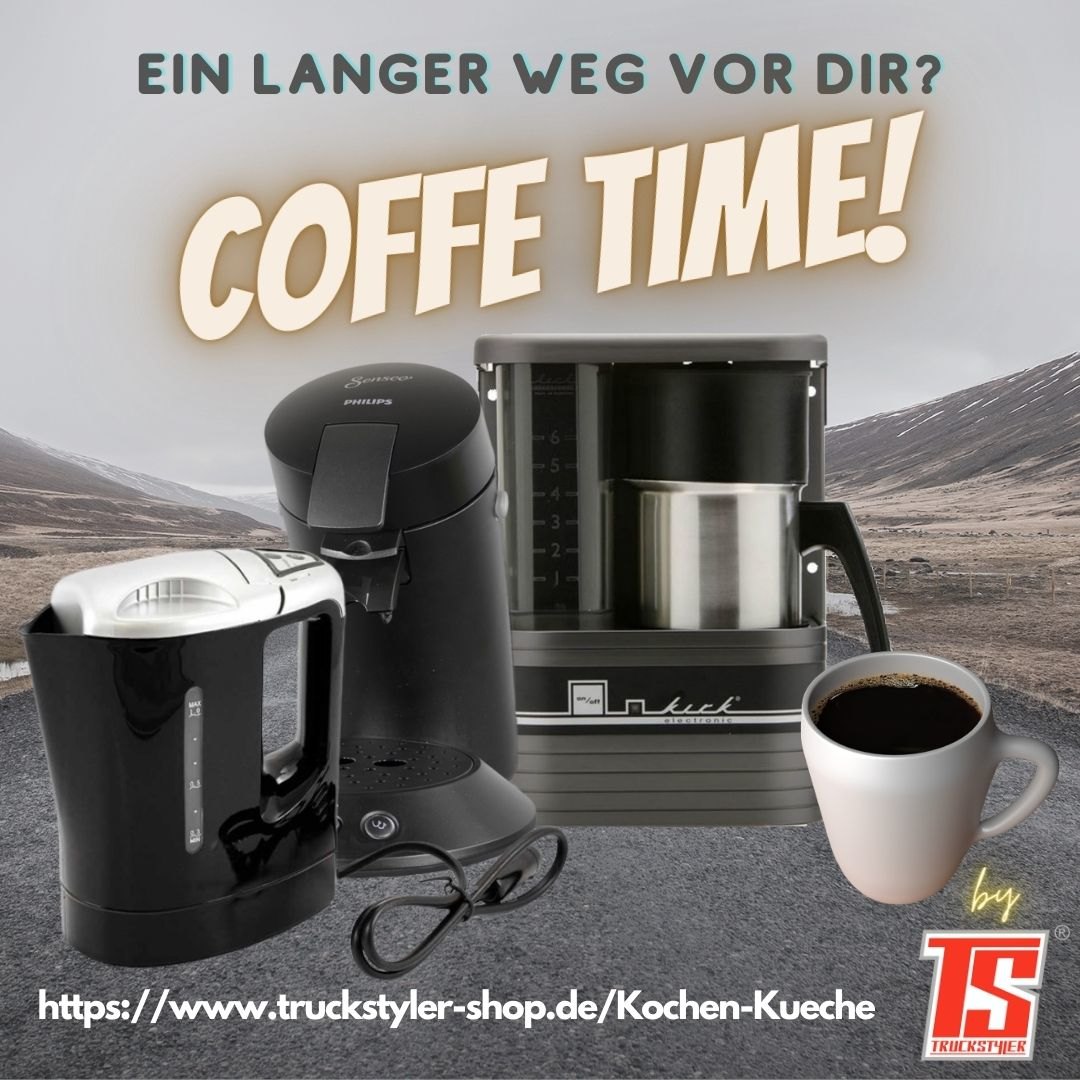 Lkw Kaffeemaschine, Backofen, Mikrowelle und Sandwichmaker