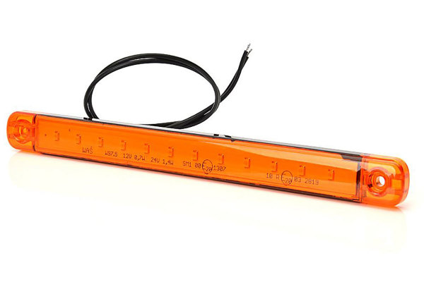 Vorteilspack 4x LED Blitzer orange - ultra dünn 