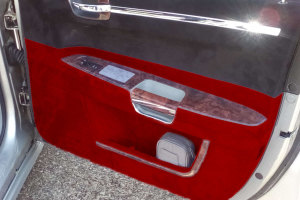 Mode Perle Bowknot Auto Innenraum Rückspiegel Abdeckung Leder Auto