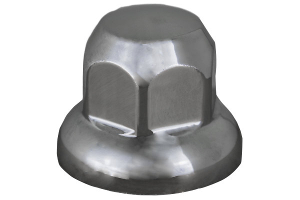 Plastic chrome wheel nut caps 32 or 33mm 