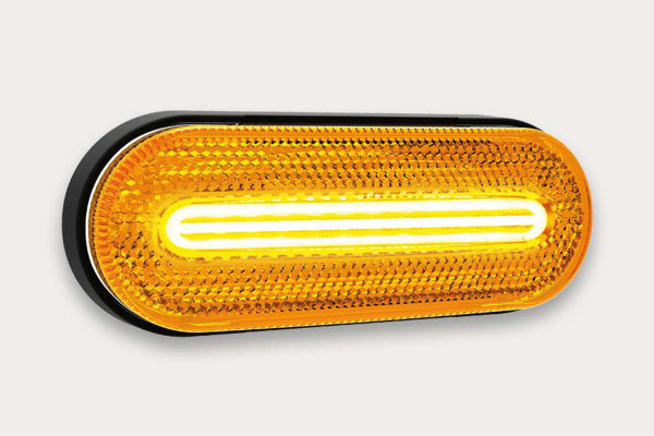 LED Seitenmarkierungsleuchten Positionsleuchten gelb mit 0,5m Kabelanschluss