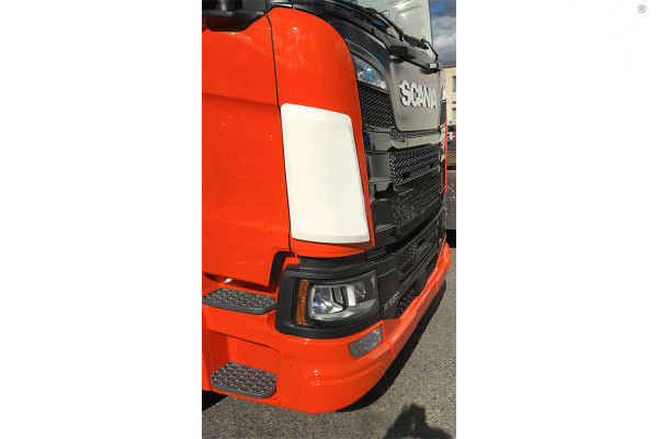 Passend für Scania*: R & S (2016-) Sonnenblenden Verlängerung für  original Blende mit 5 Ausschnit