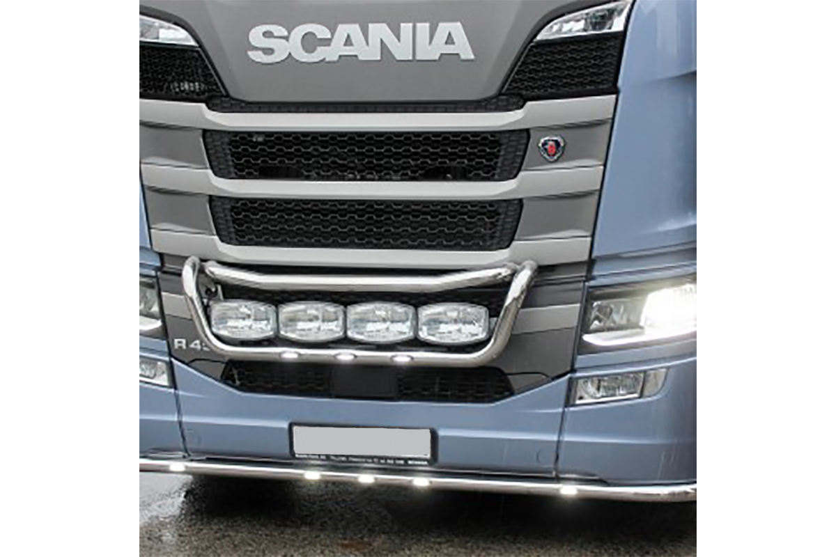 COPRIMANIGLIA PORTA - SCANIA 4/R (2pz) Inox