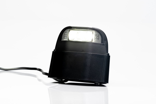 LED Kennzeichenbeleuchtung (12-30V), schwarz/weiss