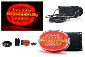 Ovaal LED-combinatieachterlicht 12V-24V - Achterlicht I...