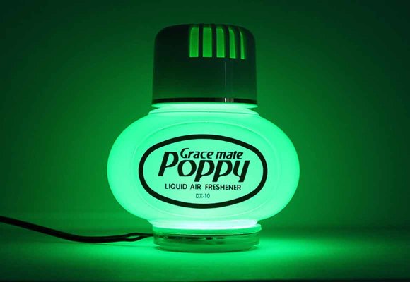 All Ride Lufterfrischer Original Poppy, LED-Beleuchtung 5 Volt USB