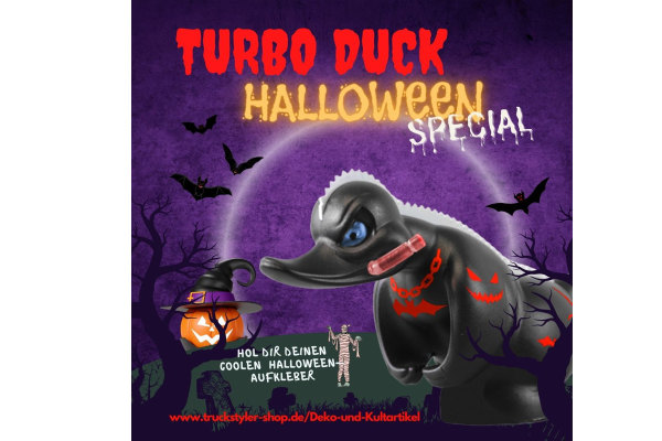 Turbo Duck Aufkleber Set