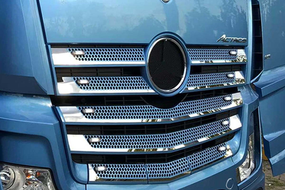 Chrome look front grille ❘ Passend für MB Actros MP4