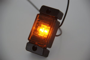 Zijmarkeringslichten LED, oranje 12-24V met E-markering,...