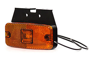 Doorrijlicht zijkant LED, hoekig, oranje, hangend, 12-24V...