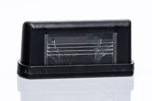 Nummerskyltslampa (12-24V), version 1, svart/vit