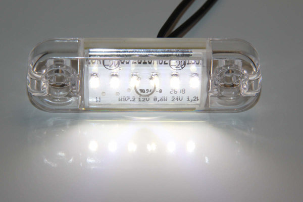 LED Umrissleuchte Begrenzungsleuchte Positionsleuchte weiß 12V 24V LKW